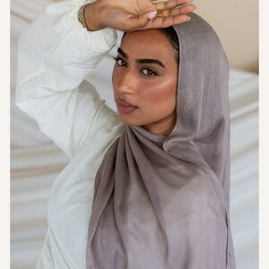 Vela modal Grey Double size Hijab